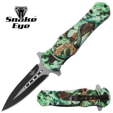 Snake Eye Tactical Spring Assist Pocket Knife SE-5289K